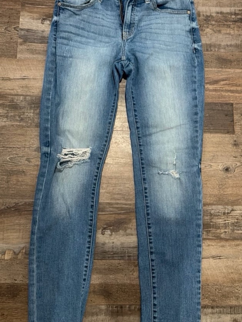 KanCan Light Blue Skinny Distressed Jeans